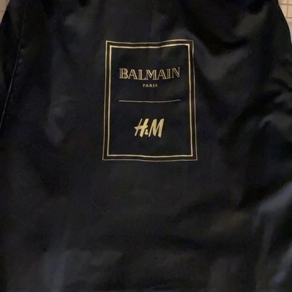 - Balmain by x H&M
Black Velvet Rope Cocktail Dress limited edition brand new - Picture 11 of 13